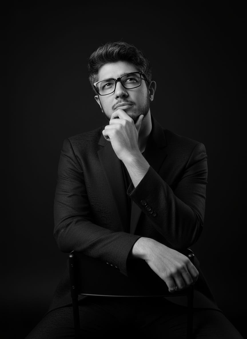Studio Portrait B&W